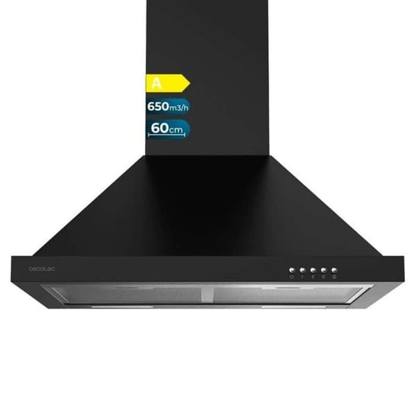 Cecotec Pyramid-formad köksfläkt Bolero Flux PM 606500 Svart A