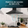Miniatyrbild 2 av 5: Cecotec Pyramidformad Fläkt Bolero Flux PM 906500 Black A