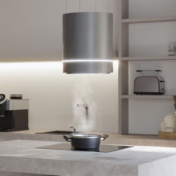 Hängande Rund Fläkt - Bolero Flux - CRE 448000 - Inox - 44 cm - A++