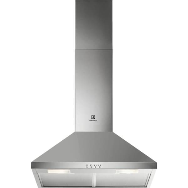 Electrolux LFC316X, 420 m³-h, Kanal - Recirkulation, E, E, C, 66 dB Rostfritt stål