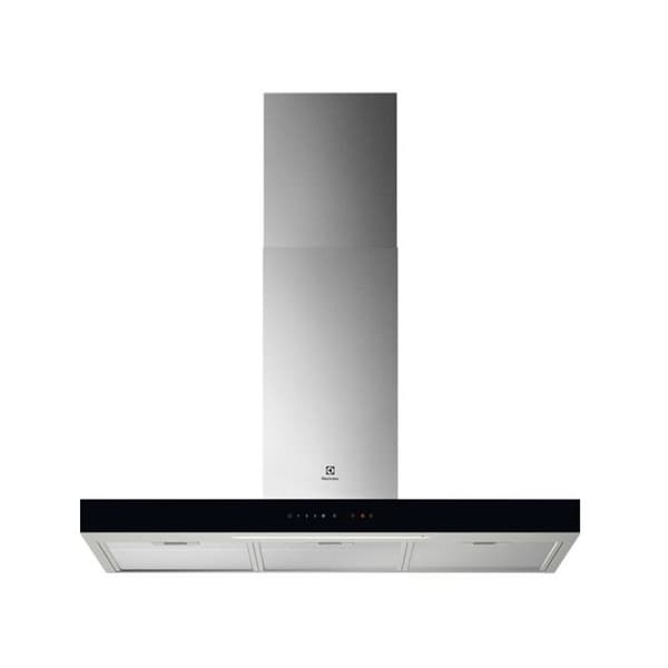Produkt EcoLine - Serie 700 - Väggmonterad dekorativ fläkt - Glasdesign - ELECTROLUX - LFT819X