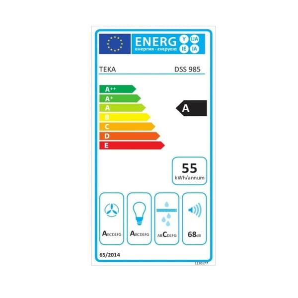 Konventions-emhætte Teka 40437010 90 cm 760 m3/h 66 dB 292W Stål