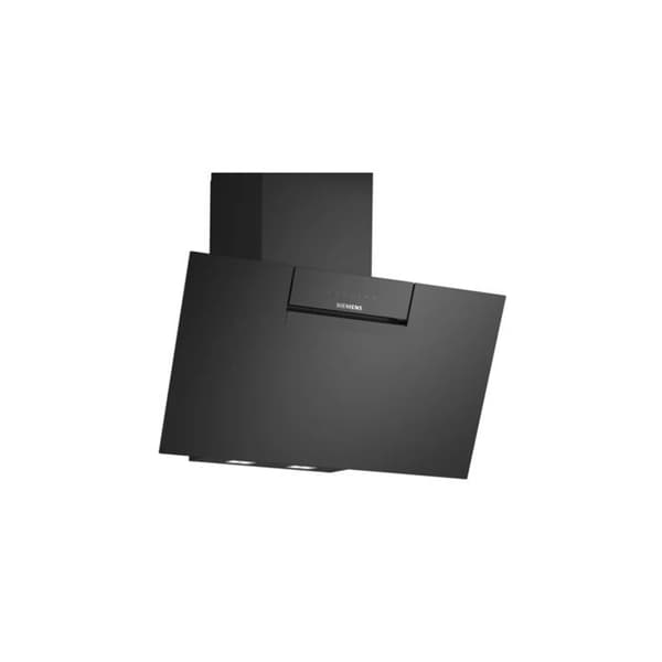 Siemens Dekorativ lutande huva 79cm 427m3/h svart - LC87KFN60 Svart