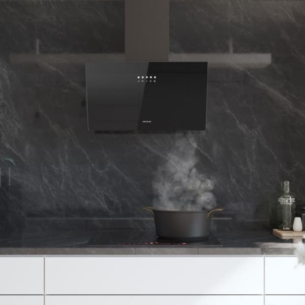 Cecotec Dekorativ spis Bolero Flux DM 603500 Glas Svart B