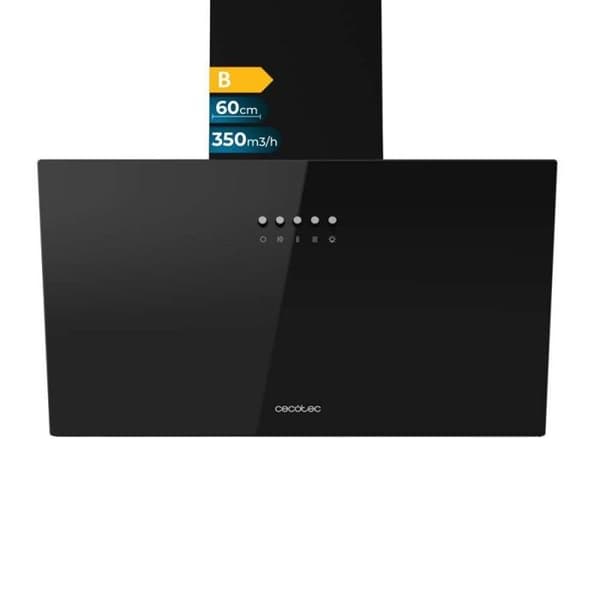 Cecotec Dekorativ spis Bolero Flux DM 603500 Glas Svart B