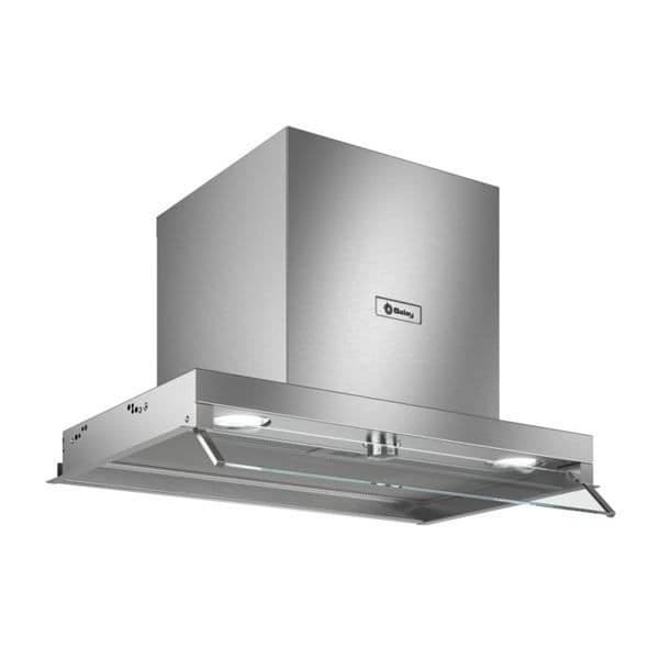 BALAY 3BD866MX standardhuv - 60 cm - 620 m³/h - Utsug och återcirkulation - Grå Rostfritt stål