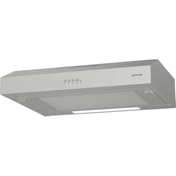 Dekorativ fläkt - GORENJE - WHU629ES/S - Rostfritt stål - 200 m³/h - 3 hastigheter - 64 dB