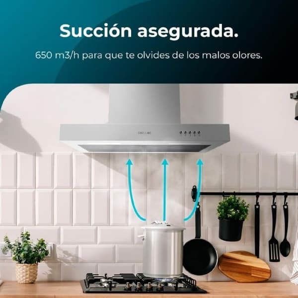 Cecotec Köksfläkt T Bolero Flux TM 606500 Inox A