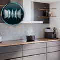 Miniatyrbild 4 av 5: Uppassande fläkt - Bolero - Flux TT 908000 - Slim Glass White - 90 cm - A++