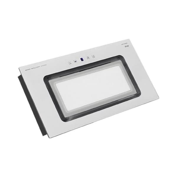 Kaiser Luftventil EA 546 W Eco, Takmonterad fläkt, Vit glas, Fläkt med sugfunktion 52 cm