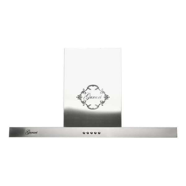 Gurari 461 Inox 70 Väggmonterad fläkt 70 cm, 1000m³/h, LED, inox
