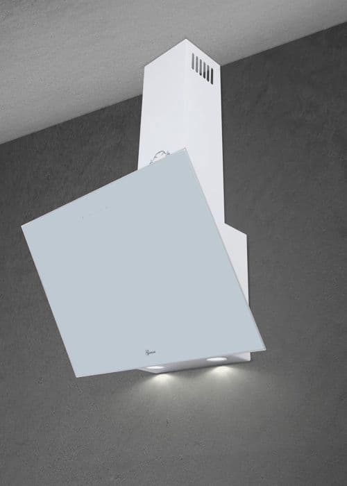 Gurari hotte Murale GCH 286 WH 6 Prime, köksfläkt, Vit glas, EEK A