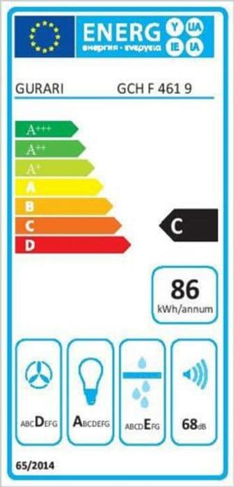 Gurari 461 BL Väggmonterad spisfläkt 90 cm • 1000 m³/h • Väggmonterad spisfläkt Lyx tillverkad av Gurari • 3 hastigheter • LED