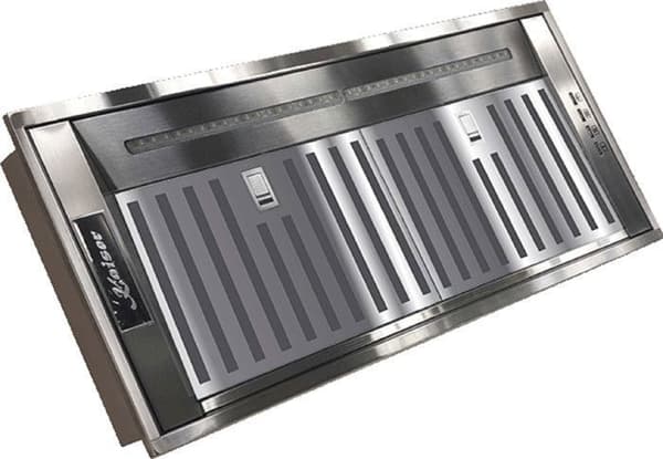 Kaiser EA 745 Eco+tubo flexibelt, ventilationsmodul, rostfritt stål, köksfläkt 75 cm, 650 m³/h, LED