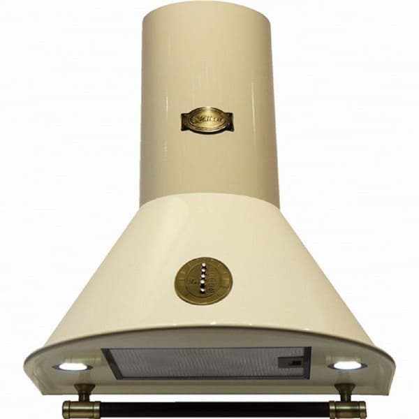 Kaiser 6423 ElfBe Rétro Väggmonterad köksfläkt 60 cm, Väggmonterad fläkt, Lyx tillverkare Kaiser, 3 hastigheter .910m³/h, LED-belysning, Fläkt,