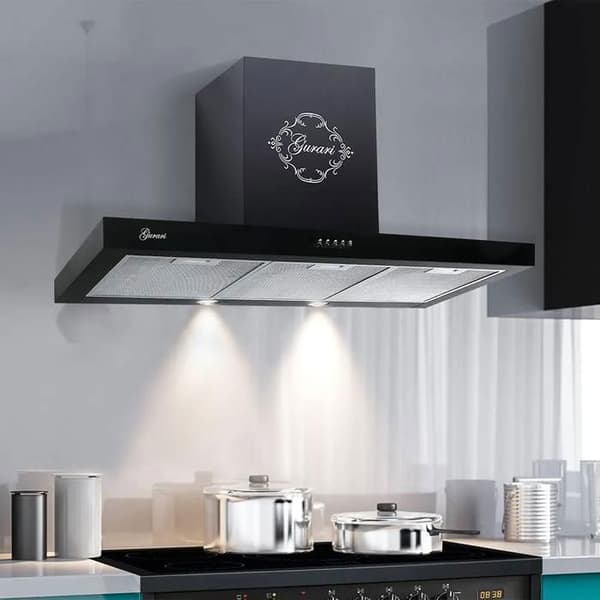 Gurari 461 BL Väggmonterad fläkt 70 cm •1000m³/h•Luxe väggfläkt från Gurari • 3 hastigheter •LED