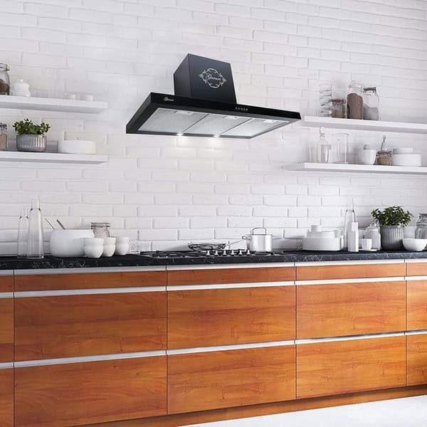 Gurari 461 BL Väggmonterad fläkt 70 cm •1000m³/h•Luxe väggfläkt från Gurari • 3 hastigheter •LED