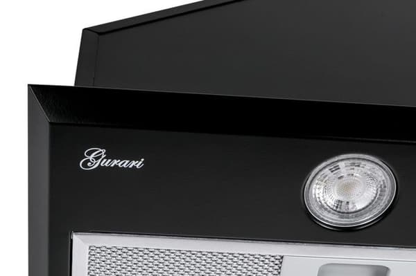 GURARI GCH B 051 70 BL Inbyggnadsfläkt 70 cm Svart 1000 m³/h köksfläkt, ventilationsfläkt