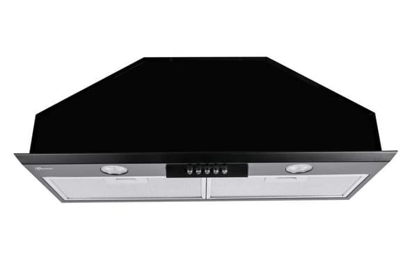 GURARI GCH B 051 70 BL Inbyggnadsfläkt 70 cm Svart 1000 m³/h köksfläkt, ventilationsfläkt