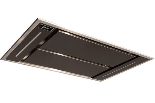 Kaiser EA 1145 S+tåg flexibel, Fläktkåpa 120 cm, Brun svart rostfritt stål