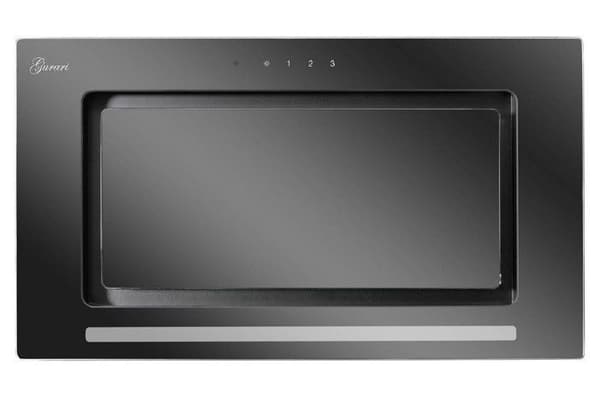GURARI GCH E 217 BL 52 Prime, köksfläkt 52 cm, i svart, Svart glas, 1000m³/h