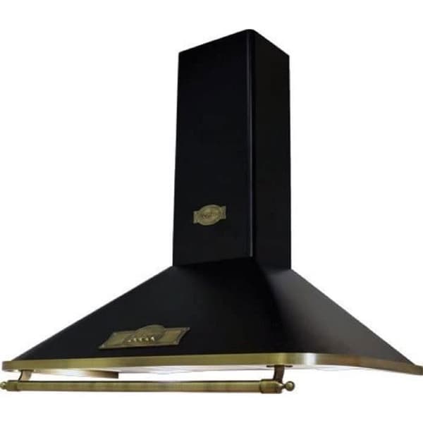 Kaiser Empire Rétro Vägghängd köksfläkt 90 cm, Vägghängd fläkt, Lyx tillverkare Kaiser, 3 hastigheter, 910m³/h, LED-belysning