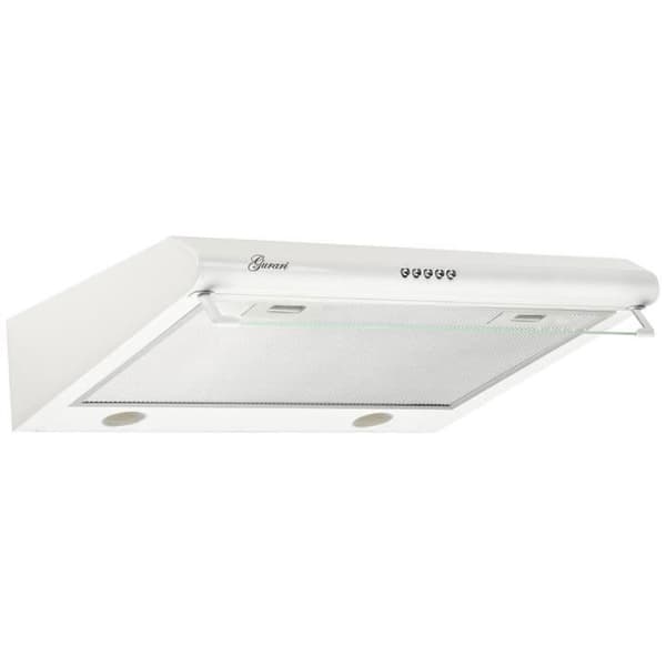 GURARI GCH F 590 60 WH, Kökfläkt infälld 60 cm, 250m³/h, med glas, LED