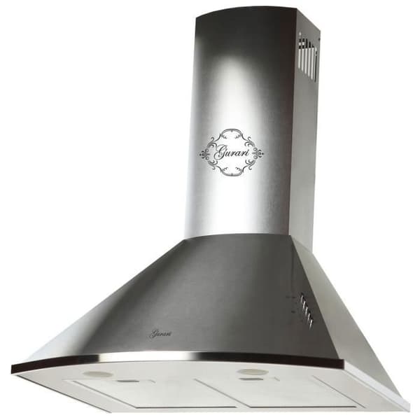 GURARI GCH 046 ÄR 6+kolfilter, Fläktkåpa 60 cm,/ Inox/ 1000m³/h+kolfilter