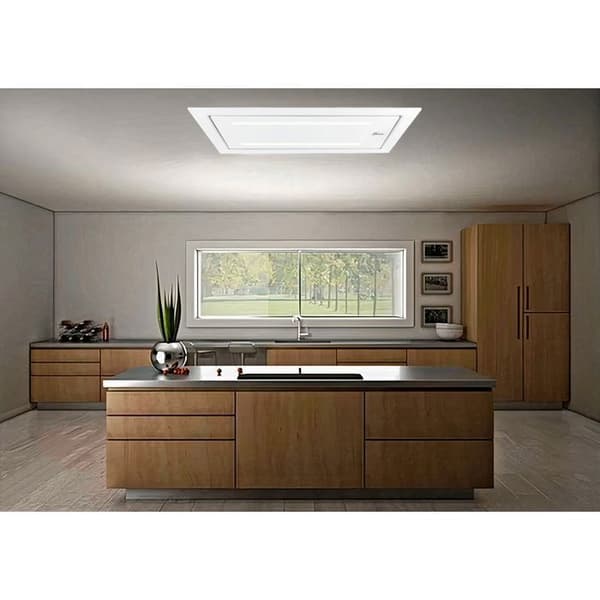 Takskåp GURARI GCH 341 120 WH PRIME, Inbyggd fläkt / Takfläkt / 120 cm / 1000 m³/h Vit