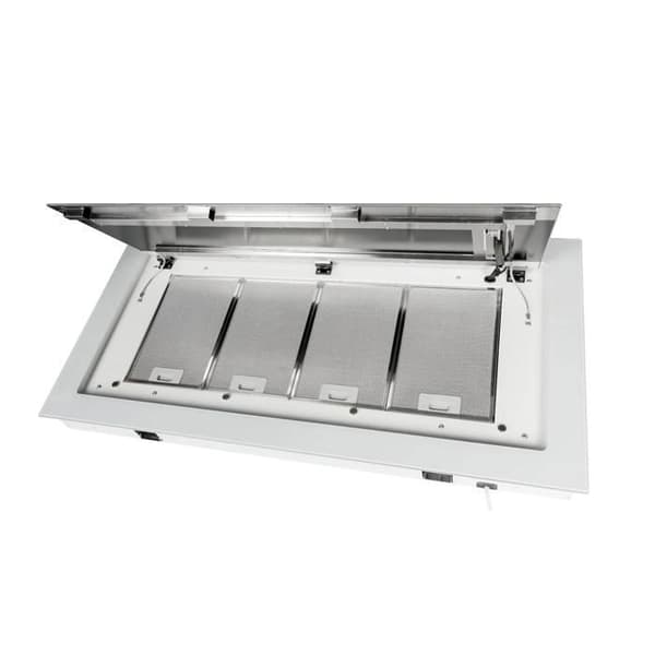 Takskåp GURARI GCH 341 120 WH PRIME, Inbyggd fläkt / Takfläkt / 120 cm / 1000 m³/h Vit