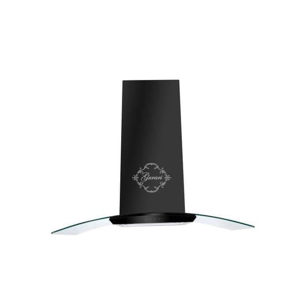 GURARI GCH T 465 60 BL PRIME+kolfilter, Köksfläkt 60 cm 1000m³/h+kolfilter