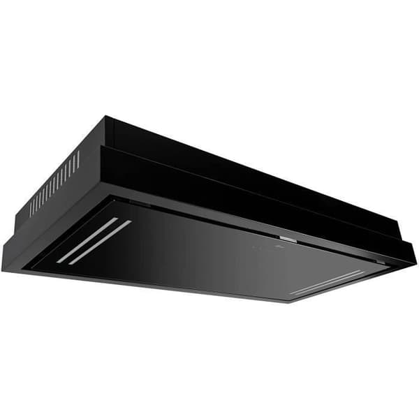 Takbox i tak GURARI GCH C 343 90 BL PRIME, Inbyggd köksfläkt 90cm/ Svart glas/ Effektiv/ EBM-motor/ Kraftfull 1000m³
