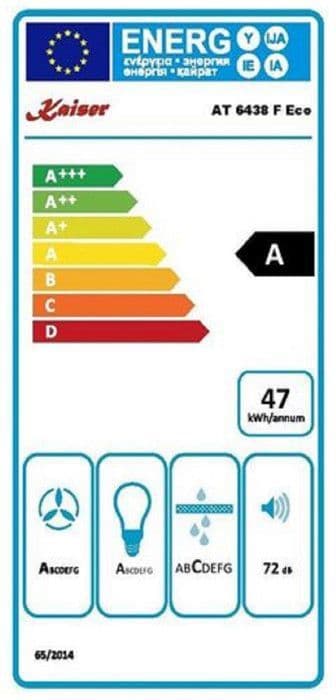 Kaiser AT 6438 F ECO+tillbehör flexibel / Väggmonterad fläkt 60 cm / Lyx väggfläkt tillverkad av Kaiser / 3 hastigheter / 910m³/h