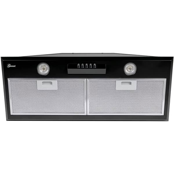 GURARI GCH B 051 70 BL Inbyggnadsfläkt 70 cm Svart 1000 m³/h köksfläkt, ventilationsfläkt