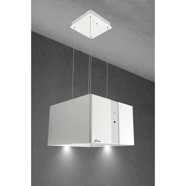 GURARI köksfläkt ö, GCH I 331 45 WH PRIME, köksfläkt ö med recirkulation 45 cm, takfläkt, 1000m³/h
