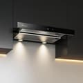 Miniatyrbild 5 av 6: Flat deflector hood - GURARI - CH 3003C - 60 cm - Black - 1000 m³/h