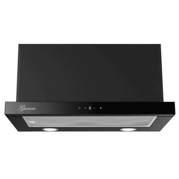 Flat deflector hood - GURARI - CH 3003C - 60 cm - Black - 1000 m³/h