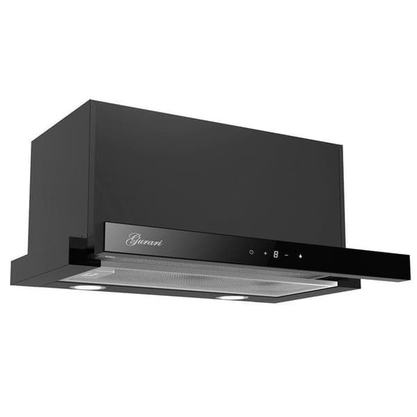 Flat deflector hood - GURARI - CH 3003C - 60 cm - Black - 1000 m³/h
