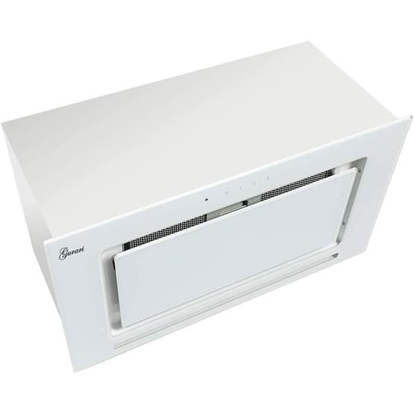 GURARI GCH E 217 WH 52 Prime + kolfilter, köksfläkt 52 cm, vit, Vit glas, 1000m³/h + kolfilter