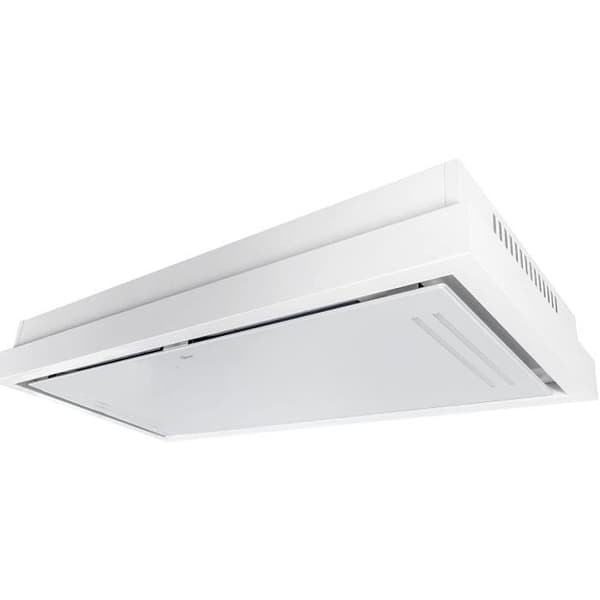 Takskåp GURARI GCH C 343 90 WH PRIME, Inbyggd fläkt 90cm / Svart glas / Effektiv / EBM-motor / Kraftfull 1000m³