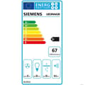 Miniatyrbild 2 av 6: Filtergrupphuv - Siemens - iQ100 LB53NAA30 - 49,3 cm - 25,7 cm - Utsug och återcirkulation