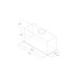 Miniatyrbild 4 av 4: Integrerat lock - ELICA - LANE GROUP BL/A/52 L52 SVART - Evakuering - 650 m3/h - 65 dB
