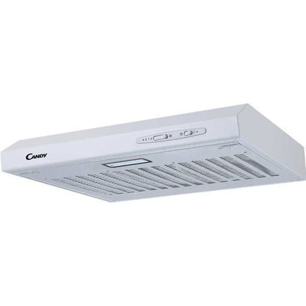 Hotte Visière - CANDY - CFT6104W - 60 cm - LED-belysning - 3 hastigheter