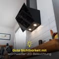 Miniatyrbild 3 av 4: Extractorväggkåpa för kök, Energiklass A++, Touch-kontrollskärm,EU
