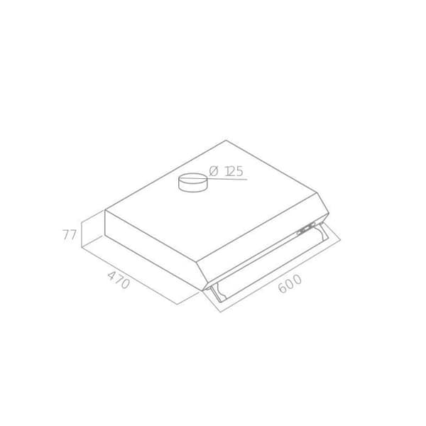 OCEANIC OCEAHT205W emhætte - 60 cm