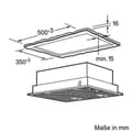 Miniatyrbillede 2 af 3: Filterenhed 650 m3/t - BOSCH DHL555BL - 50 cm - Klasse C 79,8 kWh/år - Udsugning eller genbrug med DH-kulfilter - Metal