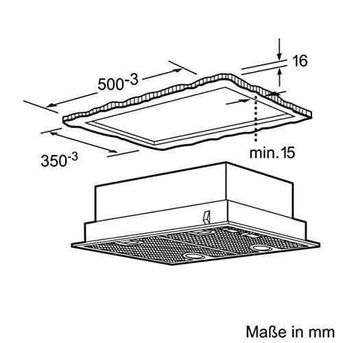 Filterenhed 650 m3/t - BOSCH DHL555BL - 50 cm - Klasse C 79,8 kWh/år - Udsugning eller genbrug med DH-kulfilter - Metal