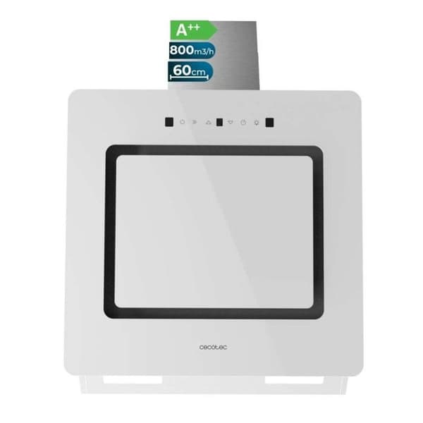 Dekorativ fläkt - Bolero - Flux DT 608002 - Vit glas - 60 cm - A++
