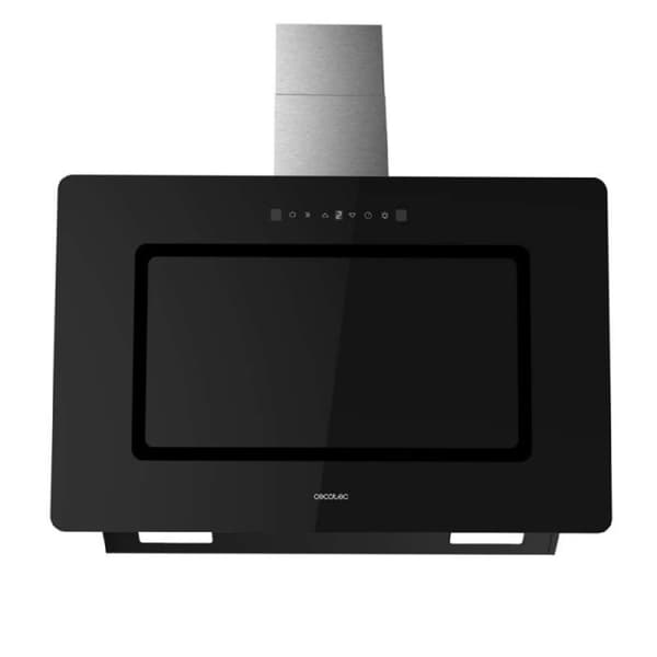 Dekorativ fläkt - Bolero - Flux DT 908002 - Svart Glas - 90 cm - A++