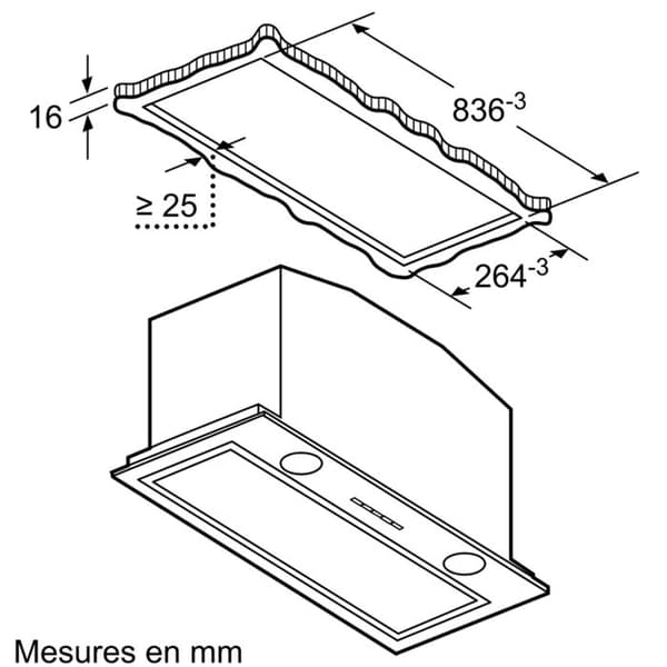 Groupe Filtrant NEFF D58ML66N1 - NEFF - Gruppe med filter - Grå - Rostfritt stål - 86 cm - 30 cm